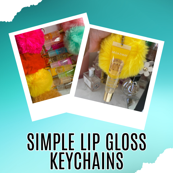 DIY Lip Gloss Keychain - Buggy and Buddy