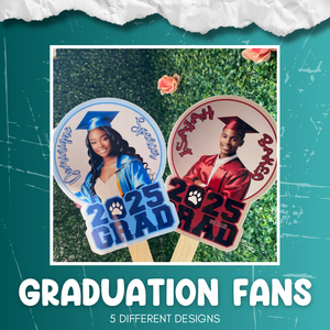 Custom Graduation Fans | 5 Designs
